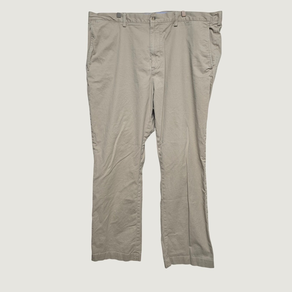 Polo Ralph Lauren Stretch Straight Fit Chinos Mens 42x32 Tan Preppy